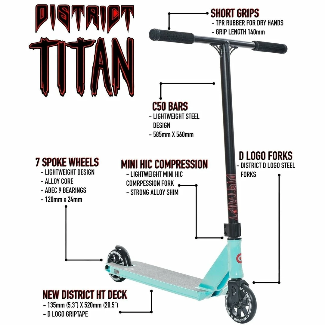 DISTRICT PRO SCOOTERS District Titan Pro Scooter 11 DISTRICT PRO SCOOTERS District Titan Pro Scooter