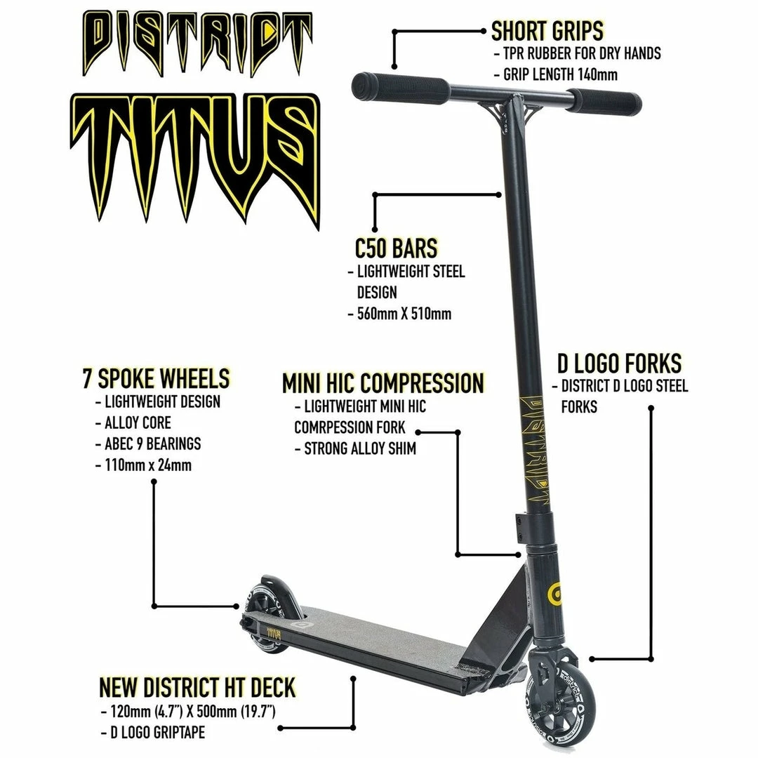 DISTRICT PRO SCOOTERS District Titus Pro Scooter 11 DISTRICT PRO SCOOTERS District Titus Pro Scooter