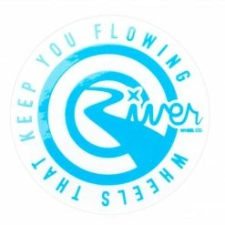 River Wheels Sticker RIVER WHEELS PRO SCOOTERS