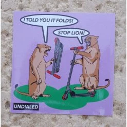 Undialed LIT Sticker Does It Fold